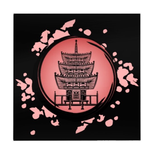 Zen Circle Japanese Temple Aesthetic Shinto Shrine Mahjong Mats