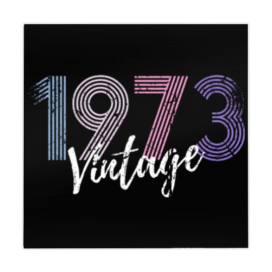 50 Years Vintage 1973 Retro 50th Birthday Mahjong Mats