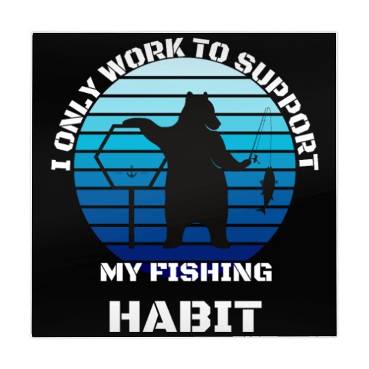 I Only Work To Support My Fishing Habit Mahjong Mats