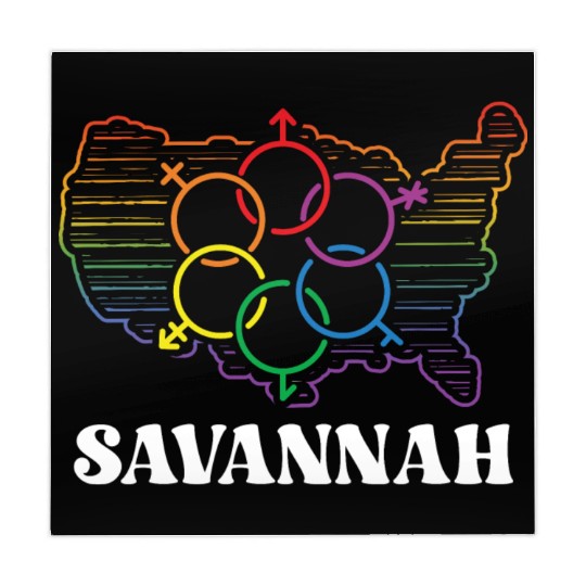 Savannah Pride Month Pride Flag LGBT Community LGB Mahjong Mats