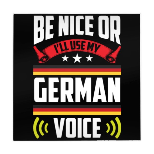 Be Nice Or I'll Use My German Voice Teacher Scream Mahjong Mats