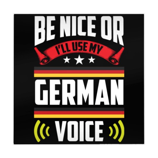 Be Nice Or I'll Use My German Voice Teacher Scream Mahjong Mats