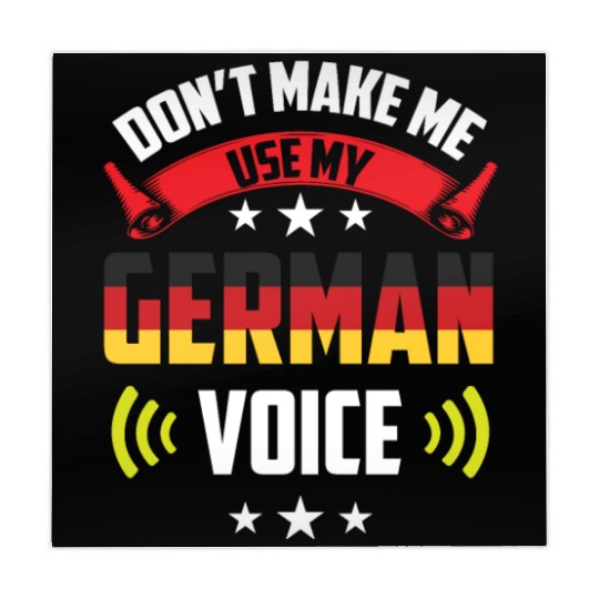 Don't Make Me Use My German Voice Germany Teacher Mahjong Mats