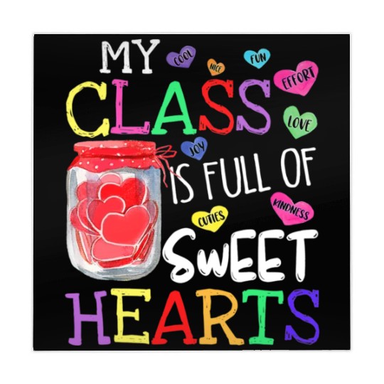 My Class Is Full Of Sweethearts Rainbow Teacher Mahjong Mats