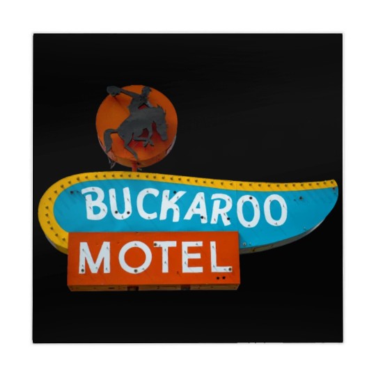 Buckaroo Motel Sign Route 66 Tucumcari New Mexico Mahjong Mats