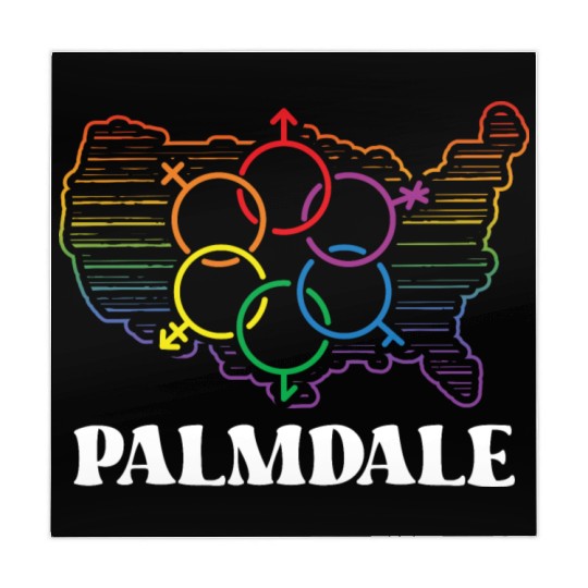 Palmdale Pride Month Pride Flag LGBT Community LGB Mahjong Mats