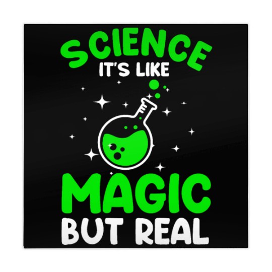 Cool Science For Men Women Science Is Real Magic Mahjong Mats
