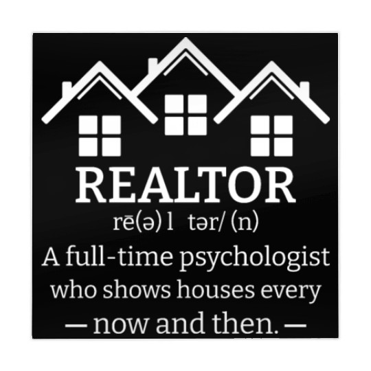 Funny Realtor Definition Outfit for Real Estate Ag Mahjong Mats
