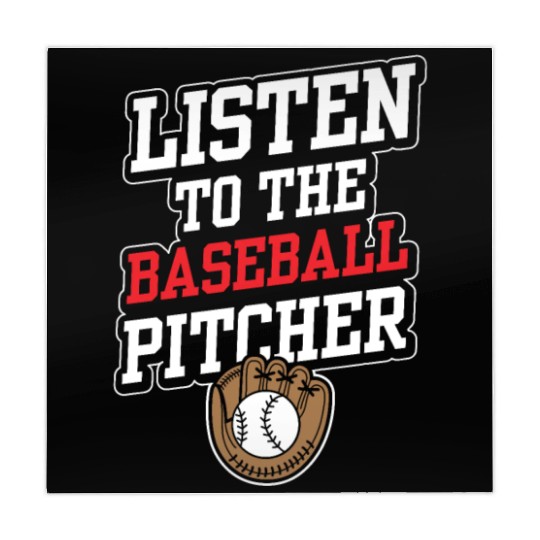 Listen To The Baseball Pitcher Player Hobby Mahjong Mats