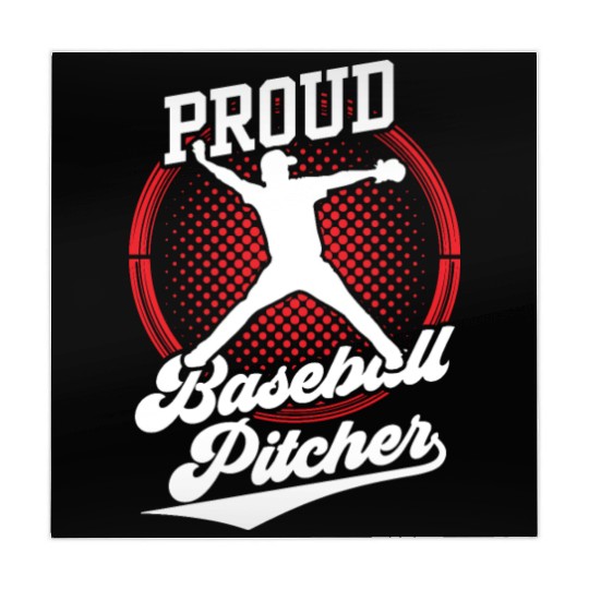 Proud Baseball Pitcher Player Hobby Sayings Mahjong Mats