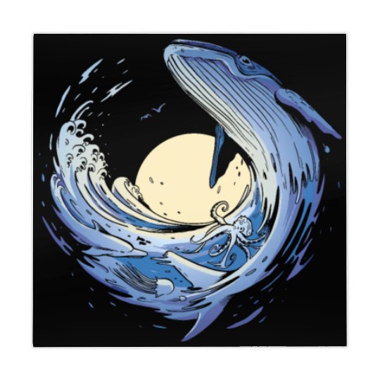 Big whale sea sailing Big whale sea sailing inspir Mahjong Mats