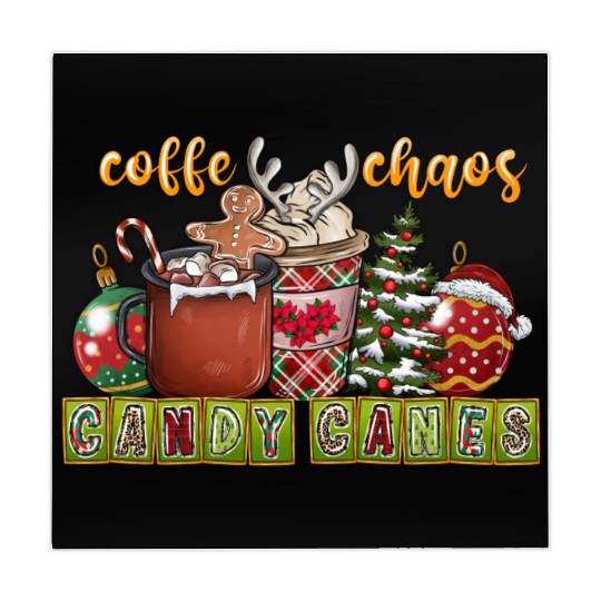 Coffe Chaos Candy Canes Mahjong Mats