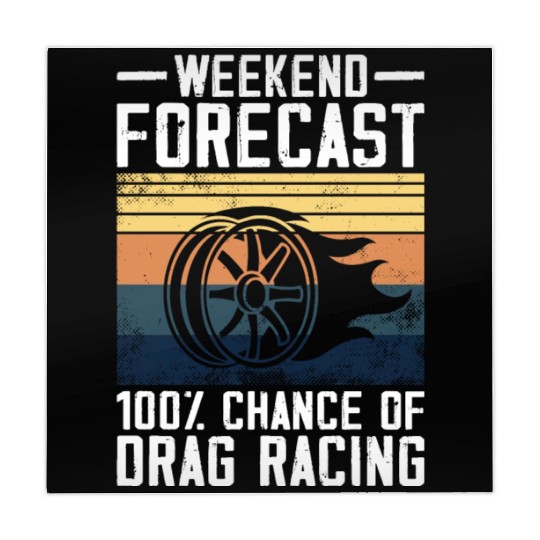 Drag Racing Race Car Retro Vintage Mahjong Mats