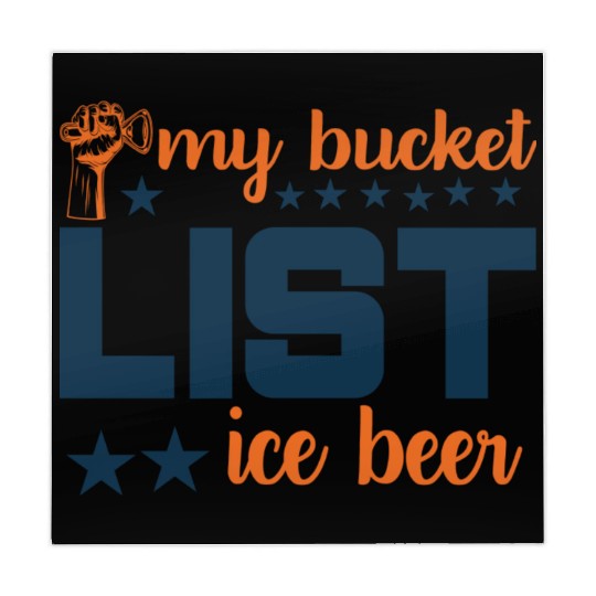 My bucket LIST ice beer Mahjong Mats