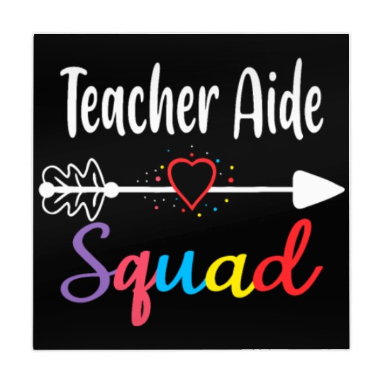 Teacher Aide Squad Funny Back To School Teacher su Mahjong Mats