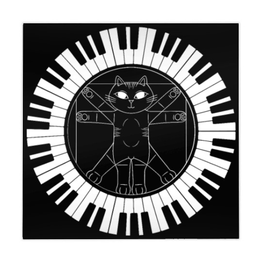 Piano Cat Musician Musical Instrument Pianist Mahjong Mats