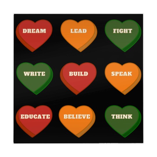 EXPRESSIVE WORDS ABOUT BLACKS HISTORY FUNNY Mahjong Mats