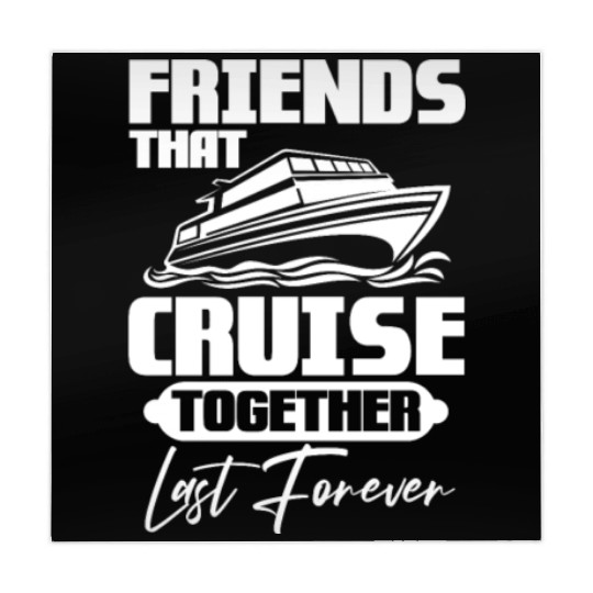 Friends That Cruise Together Last Forever Mahjong Mats
