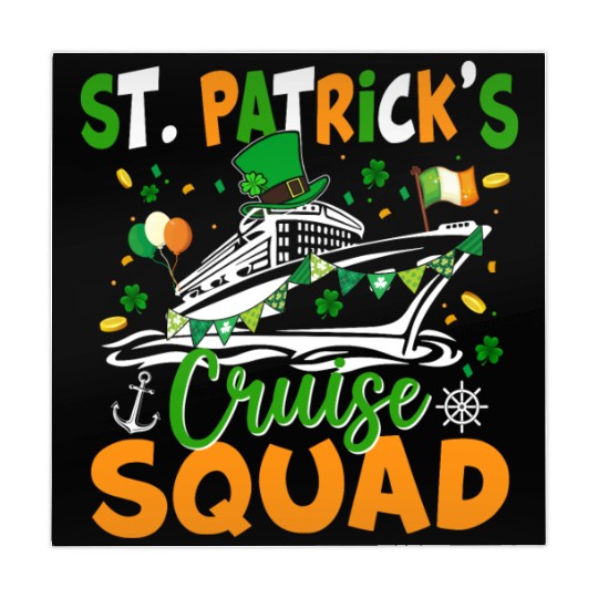 St Patrick s Day Cruise Squad Happy Patricks Day Mahjong Mats