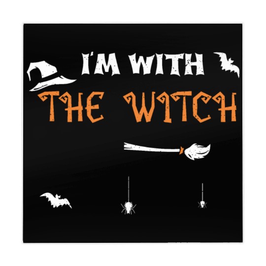 I'm With The Witch - Halloween Mahjong Mats