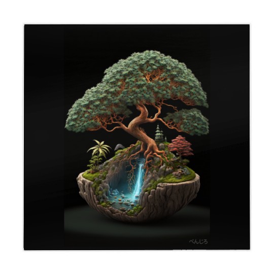 Cannabonsai - Bonsai Tree, Cannabis Plant, Mahjong Mats