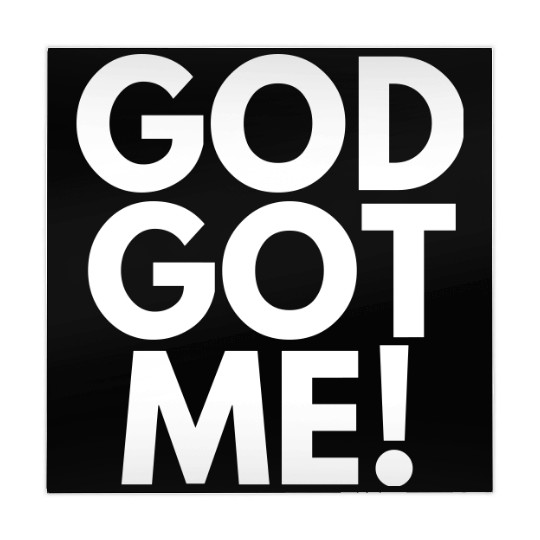 God Got Me, Christian, Quote Mahjong Mats