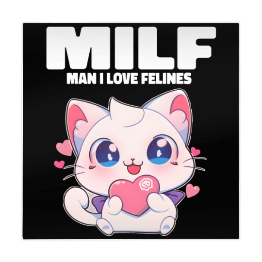 MILF Man I love Felines Funny Cats Mahjong Mats