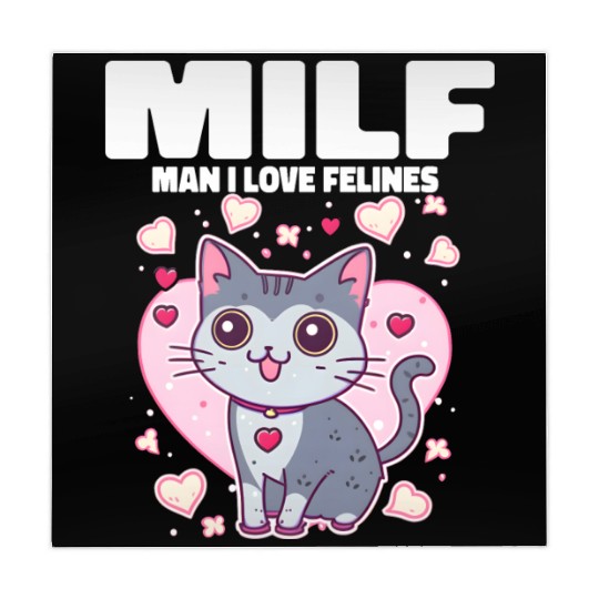 MILF Man I love Felines Funny Cats Mahjong Mats