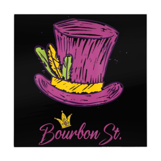 Bourbon Street Mardi Gras New Orleans French Quart Mahjong Mats