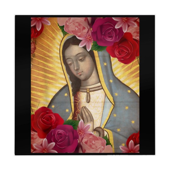 Our Lady of Guadalupe Rose Mexican Catholic Juan D Mahjong Mats