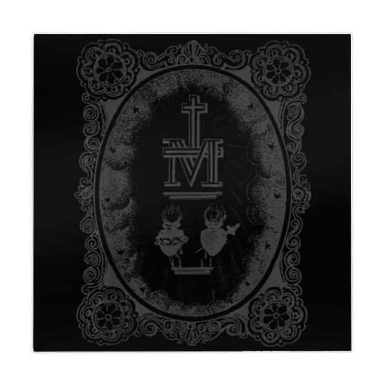 Medal Sacred Heart Immaculate Mary Cath Mahjong Mats