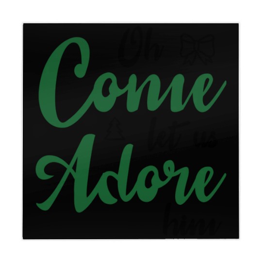 Oh come let us adore him Mahjong Mats