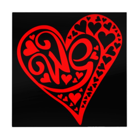 Galentines Day Red Heart We Valentines Day2 Mahjong Mats