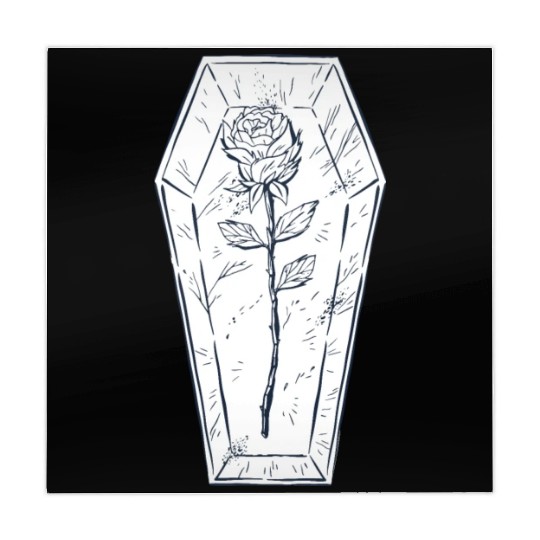 Coffin rose art Coffin rose art inspiration store Mahjong Mats