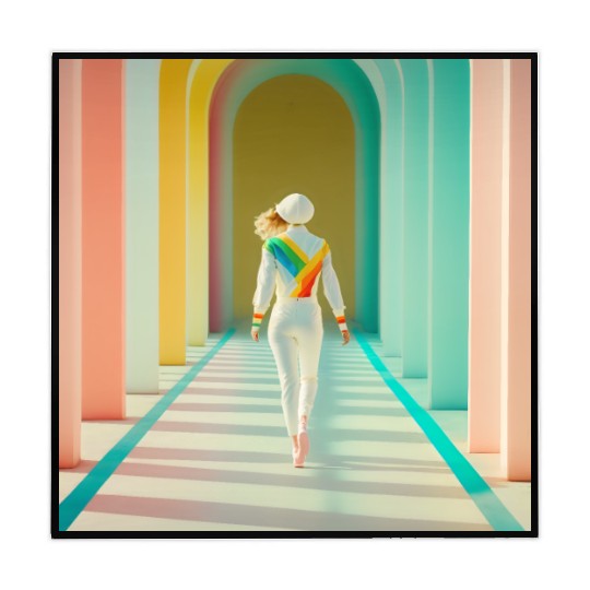 Independent Woman Picture Mahjong Mats