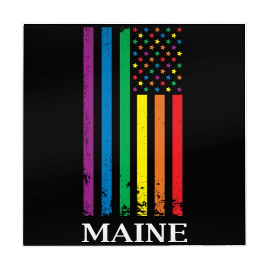 Maine Pride Month Pride Flag LGBT Community LGBTQ Mahjong Mats