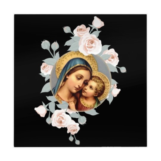 Our Lady of Good Remedy Blessed Mother Mary Art Ca Mahjong Mats