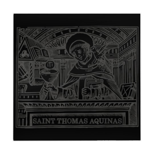 St Thomas Aquinas Patron Saint Students Catholic S Mahjong Mats