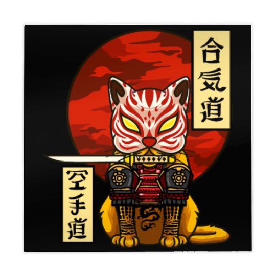 Samurai Cat Mahjong Mats