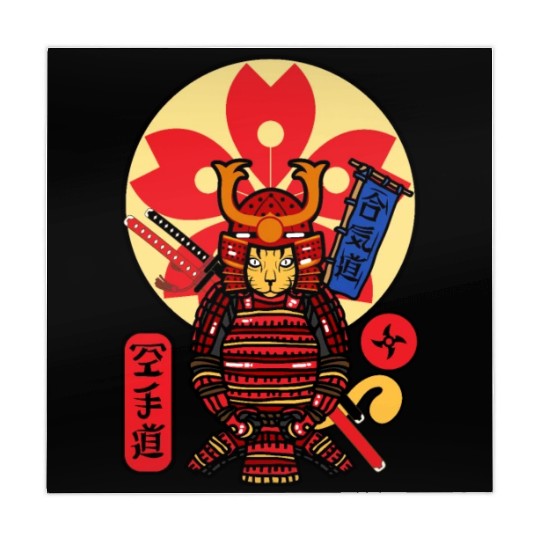 Samurai Cat Mahjong Mats