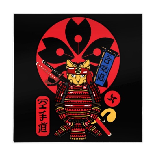 Samurai Cat Mahjong Mats