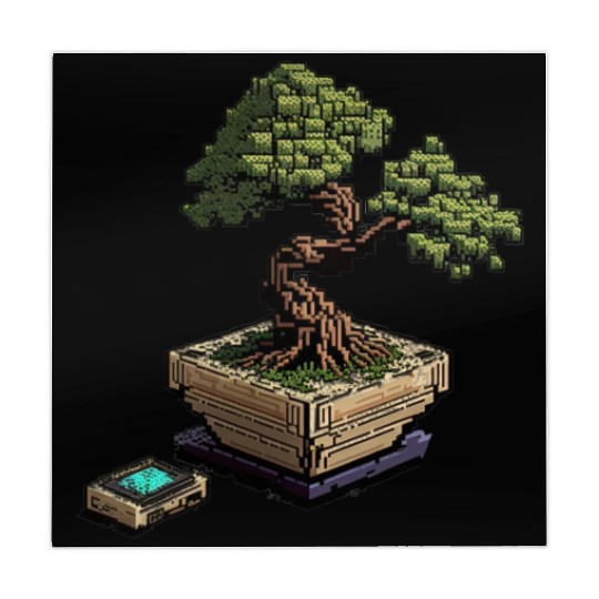 8 Bit Bonsai Tree Mahjong Mats