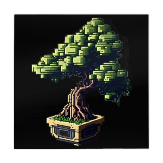 8 Bit Bonsai Tree Mahjong Mats