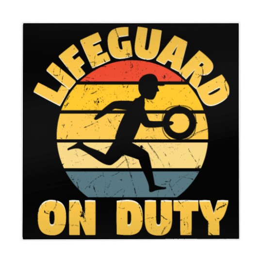 Lifeguard On Duty Distressed Mahjong Mats