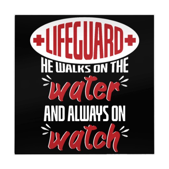 Lifeguard Walks On Water And On Watch Mahjong Mats