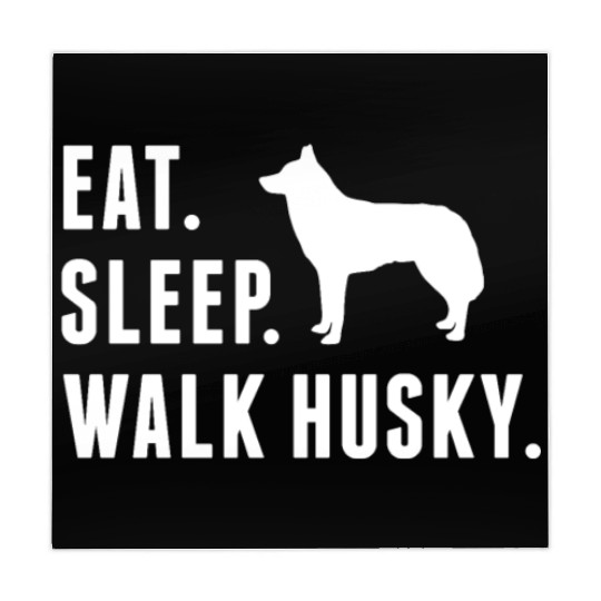 Eat Sleep Walk Husky Mahjong Mats