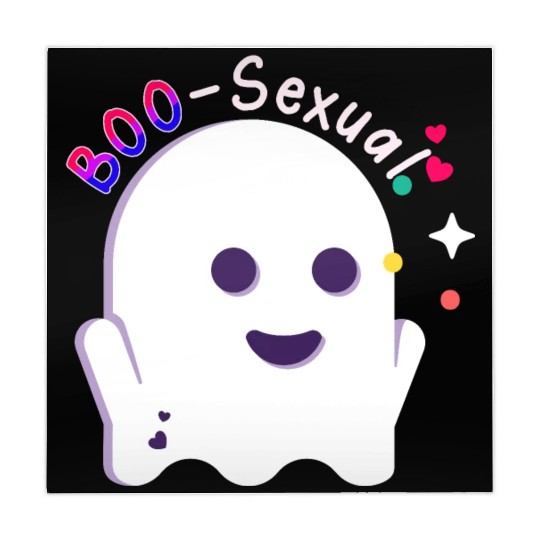 Boo Sexual Cute Bi Ghost LGBT Bisexual Pride Funny Mahjong Mats