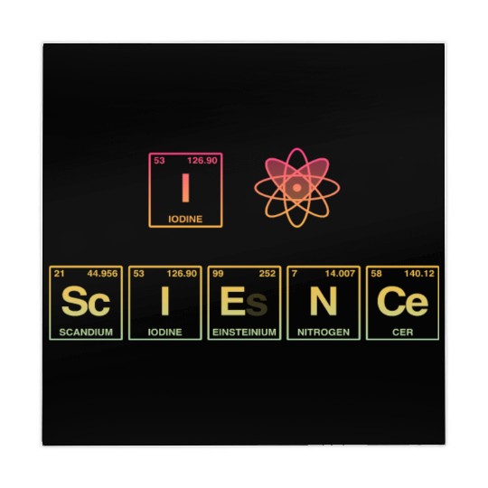 I LOVE SCIENCE - Periodic Table of Elements Mahjong Mats