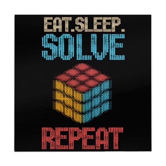 Eat Sleep Solve Repeat Math Speed Cubing Genie Mahjong Mats