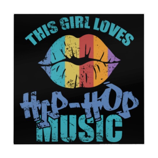 This Girl Loves Hip Hop Music Genre Mahjong Mats